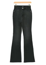 شلوار بوت کات ذغالی زارا