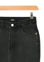 شلوار بوت کات ذغالی زارا - تصویر 3