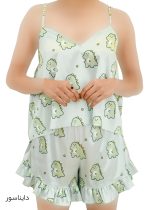 ست سه تیکه ساتن طرح دار - تصویر 11