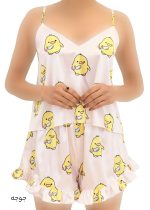 ست سه تیکه ساتن طرح دار - تصویر 14