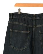 شلوار جین سرمه ای بگ سایز بزرگ - تصویر 2