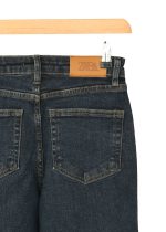 شلوار جین بگ سرمه ای کثیف - تصویر 3