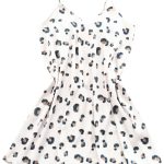 پیراهن ساتن طرح دار